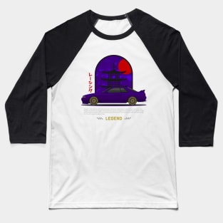 JDM Legend Purple Skyline GTR R32 Baseball T-Shirt